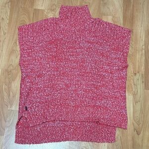 Lole Red Knit Turtleneck Blouse